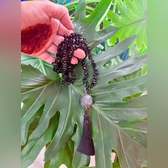 Black Obsidian & Labradorite necklace - Picture 5 of 5